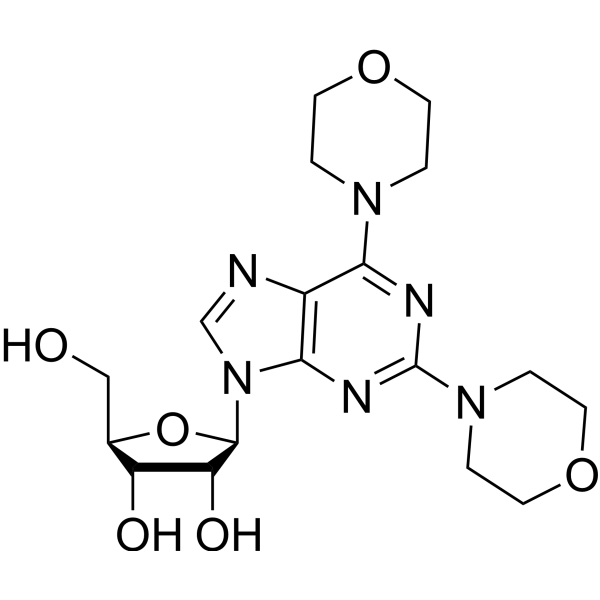 2,6-Bis(4-morpholinyl)-9-bD-ribofuranosyl-9H-purine